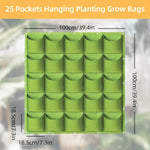 Betta Grower 49-Pocket Hanging Planters: Vertical Herb Garden